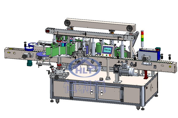 瓶頸+瓶身高速貼標機
